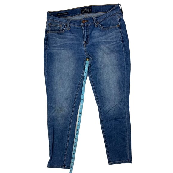 Lucky Brand Charlie Pencil Carpi Blue Jeans Size 6/28 Medium Wash Mid Rise Crop - Picture 16 of 16